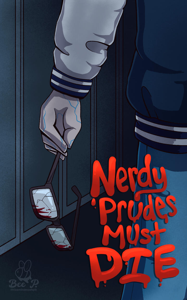 Nerdy Prudes Must Die - Poster design inspired by the musical Nerdy Prudes Must Die by Starkid